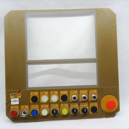 Acma 8003 Front / Bedientastatur für Industriemaschinen/-Panel mit Knöpfen und Not-Aus Schalter - Maranos.de