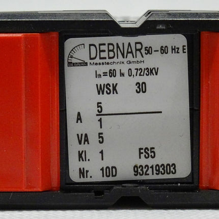 DEBNAR WSK 30 / 5VA Stromwandler NEU - Maranos.de