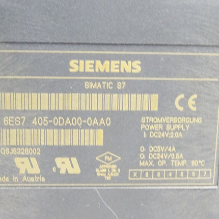 Siemens 6ES7405-0DA00-0AA0 / 6ES7 405-0DA00-0AA0 - Maranos.de