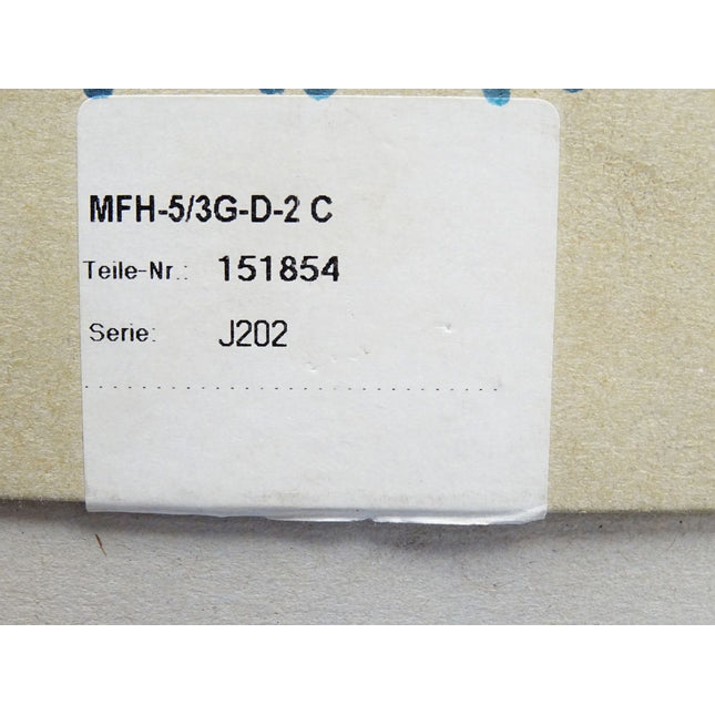 Festo 151854 MFH-5/3G-D-2 C Magnetventil / Neu OVP - Maranos.de