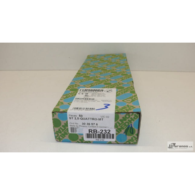 Phoenix Contact  30 36 57 6 / 3036576 // 50 Stück / NEU - OVP versiegelt - Maranos.de