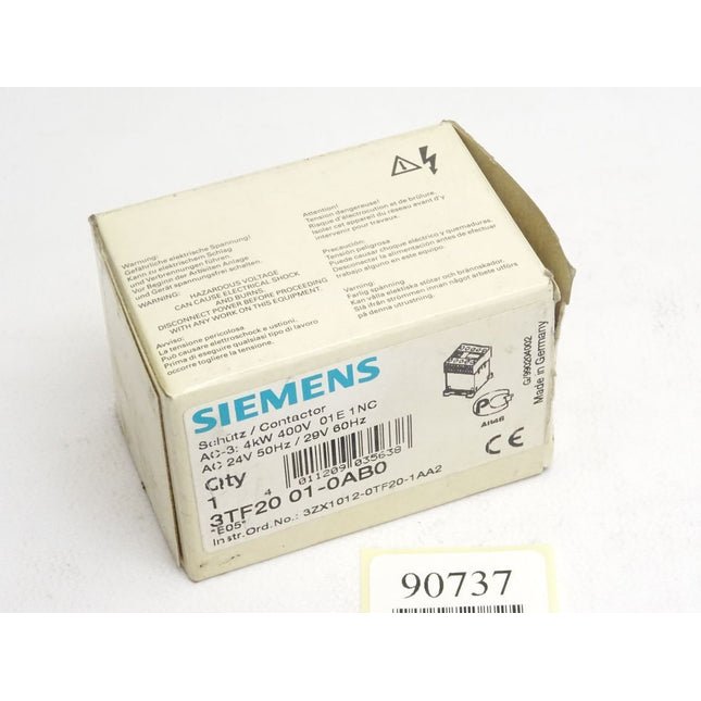 Siemens Schütz 3TF2001-0AB0 / Neu OVP - Maranos.de