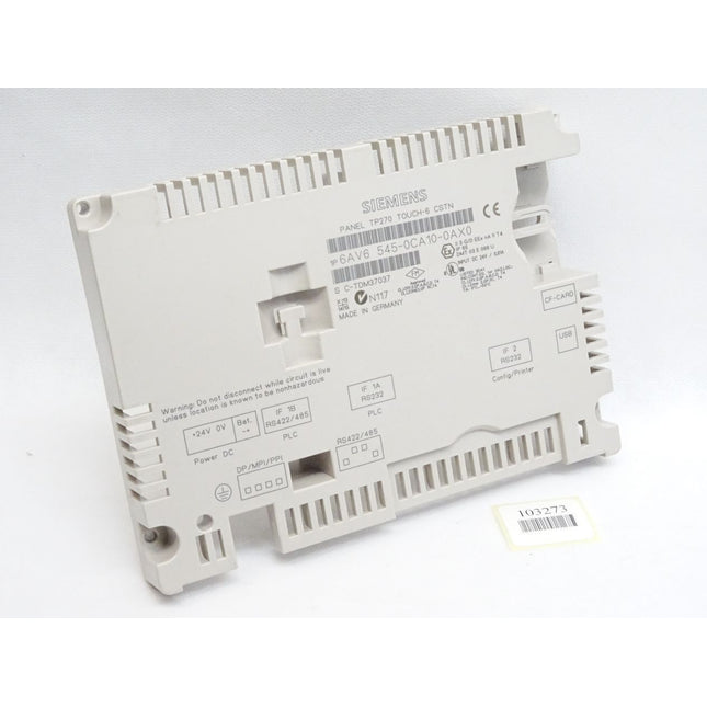 Siemens Backcover Rückschale Panel TP270 Touch-6 CSTN 6AV6545-0CA10-0AX0 6AV6 545-0CA10-0AX0 - Maranos.de