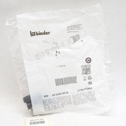 Binder Steckverbinder 0903090004 09 0309 00 04 / Neu OVP - Maranos.de