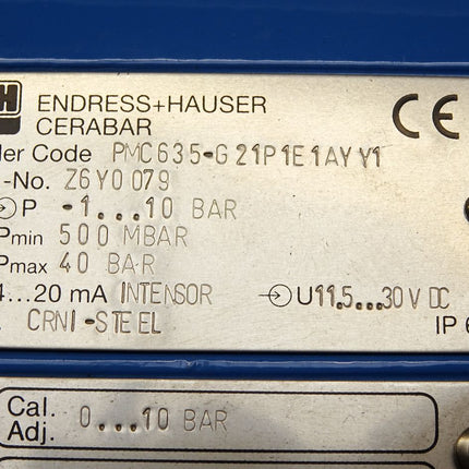 Endress+Hauser cerabar PMC635-G21P1E1AYY1 - Maranos.de