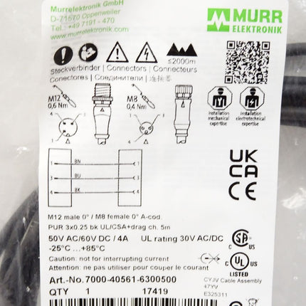 Murr Elektronik 7000-40561-6300500 / Neu OVP - Maranos.de