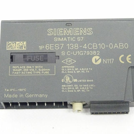Siemens 6ES7138-4CB10-0AB0 Simatic S7 6ES7 138-4CB10-0AB0 - Maranos.de