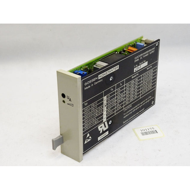 Gossen Konstanter Einschubkarte S63S12/15BU10/8 3361-S002-AM 3167210B3305 - Maranos.de
