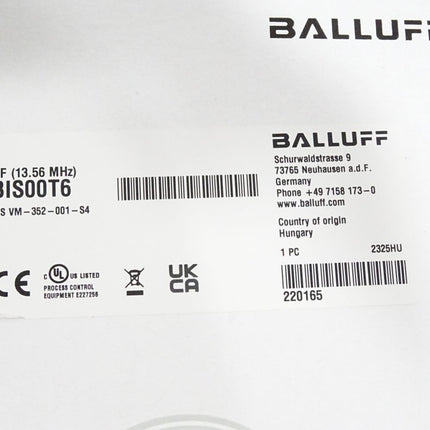 Balluff BIS00T6 HF-Schreib-/Leseköpfe und Antennen BIS VM-352-001-S4 / Neu OVP - Maranos.de
