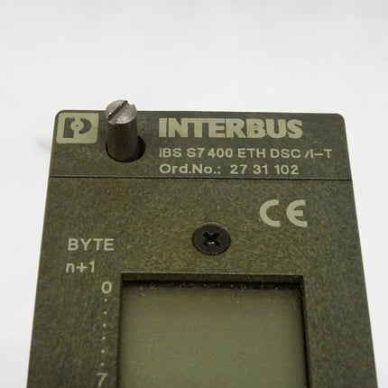 Phoenix Contact Interbus IBS S7 400 ETH DSC /I-T / 2731102 / 27 31 102 / IBS S7400 + Stecker IBS OPTOSUB-MA - Maranos.de