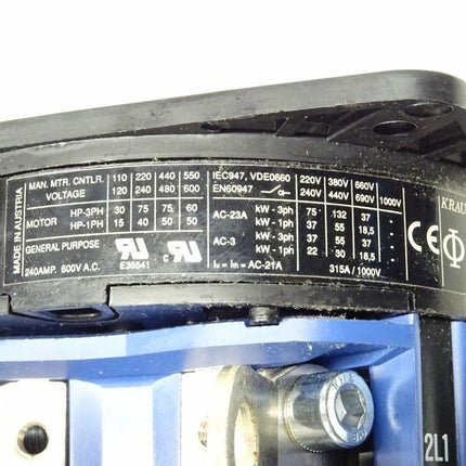 Kraus & Naimer C316 T106/D-A009 Lasttrennschalter Steuerschalter Schalter neu - Maranos.de