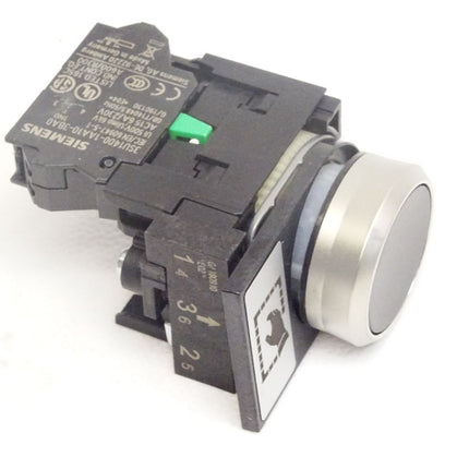 Siemens Drucktaster schwarz + 3SU1400-1AA10-3BA0 / Neuwertig - Maranos.de