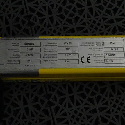 Sick FGSS1050-22 Lichtvorhang Sender / 1012498 - Maranos.de