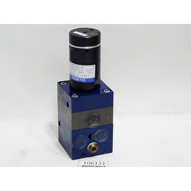 Festo 3717 VE-5 Verstärkerkopf + Grundventilkörper LC-4-1/4 3741 / Unbenutzt mit Lagerspuren - Maranos.de