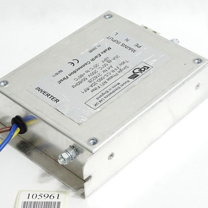 Rasmi Single Phase RFI Filter FFR-CS-080-20A-RF1 216228 - Maranos.de