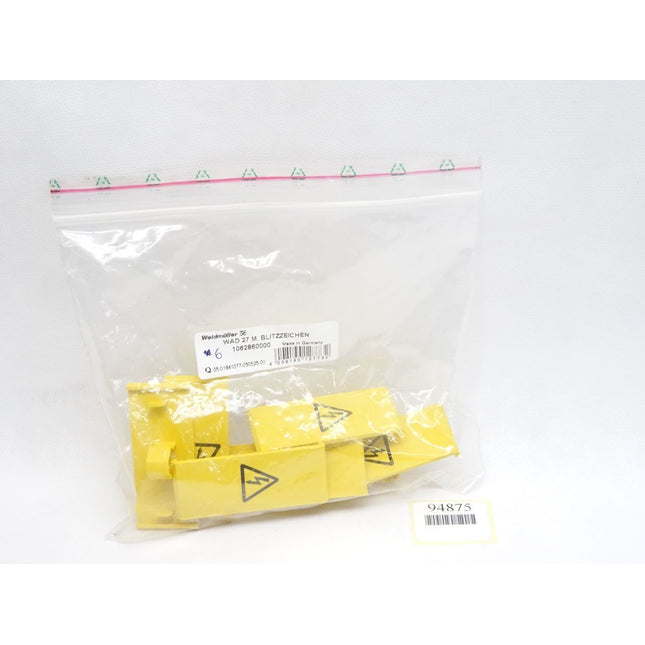 Weidmüller WAD27 M. Blitzzeichen 1062860000 / Inhalt : 6 Stück / Neu OVP - Maranos.de