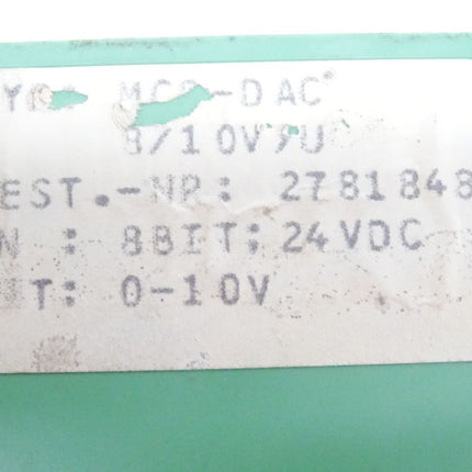 Phoenix Contact MCR-DAC8/10V/U / 2781848 - Maranos.de