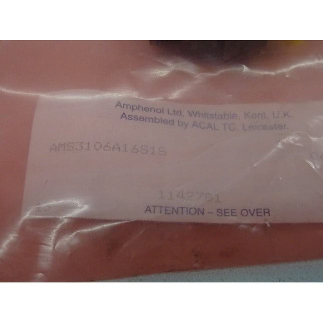 Amphenol AMS3106A16S1S / MS3106A16S-1S / Neu OVP - Maranos.de