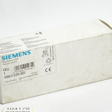 Siemens 3SE3230-6G Positionsschalter / Neu OVP - Maranos.de