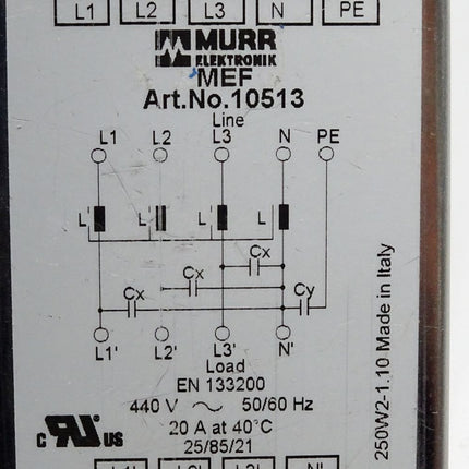 Murr Elektronik 10513 MEF Netzentstörfilter - Maranos.de