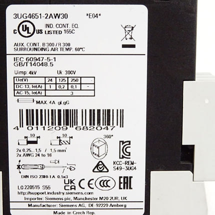 Siemens 3UG4651-2AW30 Digitales Überwachungsrelais - Maranos.de