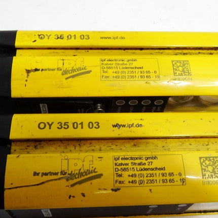 Ipf electronic Lichtgitter OY350103 Sender + Empfänger - Bruchstellen - Maranos.de
