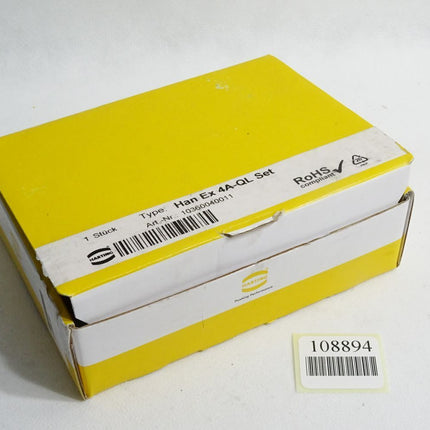 Harting Steckverbinder 10360040011 Han Ex 4A-QL Set  / Neu OVP - Maranos.de