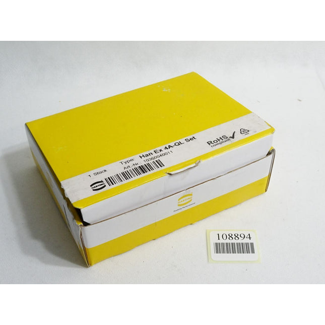 Harting Steckverbinder 10360040011 Han Ex 4A-QL Set  / Neu OVP - Maranos.de