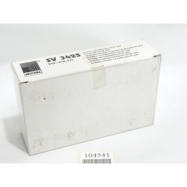 Rittal SV3425 / Inhalt:10 Stirn und Fußplatten / Neu OVP - Maranos.de