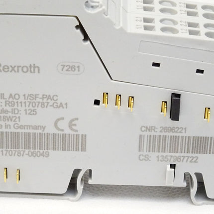 Rexroth R911170787 -GA1 R-IB IL AO 1/SF-PAC - Maranos.de