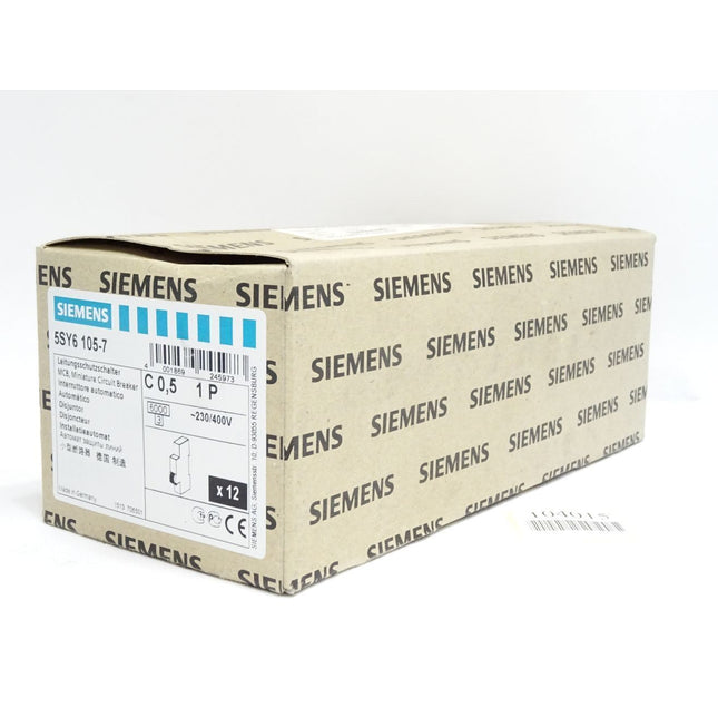 Siemens Leistungsschutzschalter 5SY6105-7 / Inhalt:12 Stück  / Neu OVP - Maranos.de
