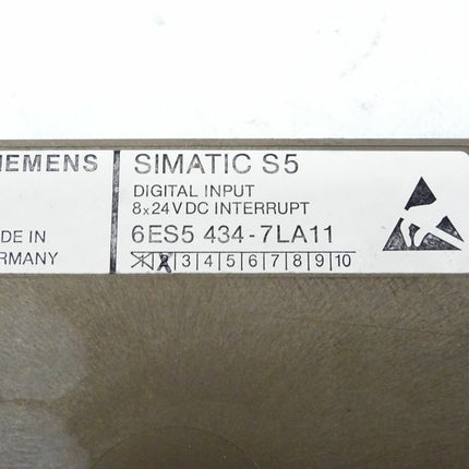 Siemens Simatic S5 6ES5434-7LA11 / 6ES5 434-7LA11 / E:2 - Maranos.de