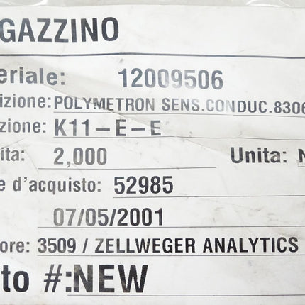 Zellweger Analytics Polymetron Sensor Conductor 8306.8 - Maranos.de