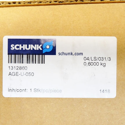 Schunk Ausgleichseinheit AGE-U-050 1312860 / Neu OVP - Maranos.de