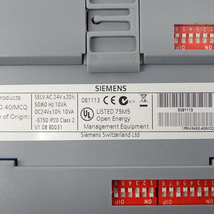 Siemens RWR490.40/MCQ McVeigh RWR 490.40/MCQ neu-ovp - Maranos.de