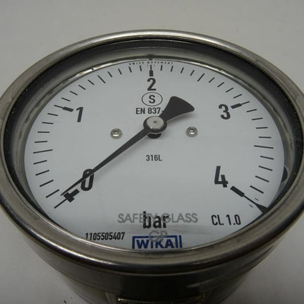 Wika 232.30.100 Druck- und Temperaturmestechnick Manometer neu - Maranos.de