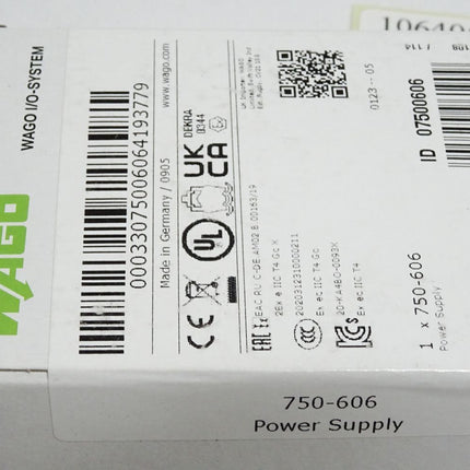 Wago 750-606 Potentialeinspeisung / Neu OVP versiegelt - Maranos.de