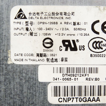 Delta Electronics DPSN-125BB Power Supply 125W 341-0065-01 - Maranos.de