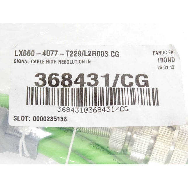 Fanuc Kabel LX660-4077-T229/L2R003 CG / 368431/CG / Neu OVP - Maranos.de