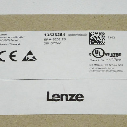 Lenze 13536254 Modul EPM-S202.2B / DI8 / DC24V NEU-Versiegelt - Maranos.de