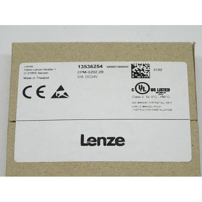 Lenze 13536254 Modul EPM-S202.2B / DI8 / DC24V NEU-Versiegelt - Maranos.de