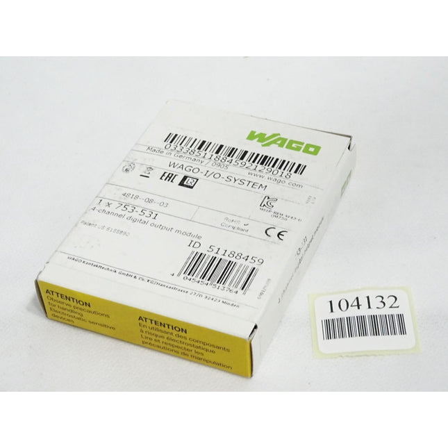 Wago 753-531 4-Kanal-Digitalausgang / Neu OVP versiegelt - Maranos.de