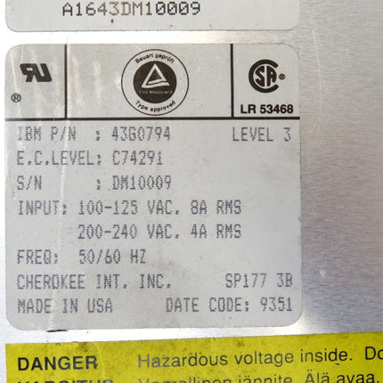 Cherokee 43G0794 IBM Power Supply - Maranos.de