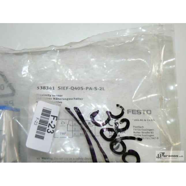 Festo SIEF-Q40S-PA-S-2L Proximity Sensor Näherungsschalter - Maranos.de