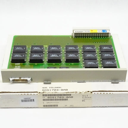 Siemens 6DS1703-8AB Teleperm Messstellenerweiterung 6DS1 703-8AB NEU-OVP - Maranos.de