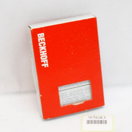 Beckhoff analoge Ausgangsklemme EL4022 Rev.0019 / Neu OVP - Maranos.de