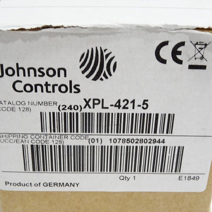 Johnson Controls XPL-421-5 / Neu OVP - Maranos.de