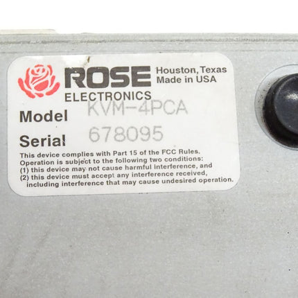 Rose Electronics Vista Personal Keyboard - Monitor- Mouse Switch / KVM-4PCA - Maranos.de