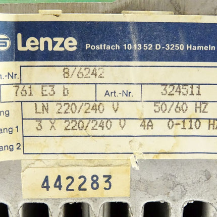 Lenze AC760 / 761E3b / 324511 / Frequenzumrichter - Maranos.de