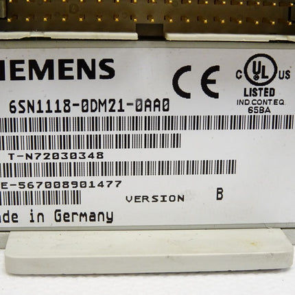 Siemens 6SN1118-0DM21-0AA0 Version B Simodrive 611-D Regelungseinschub 2-Achs - Maranos.de